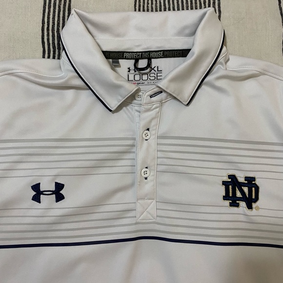 Under Armour Shirts | Notre Dame Under Armour Polo | Poshmark
